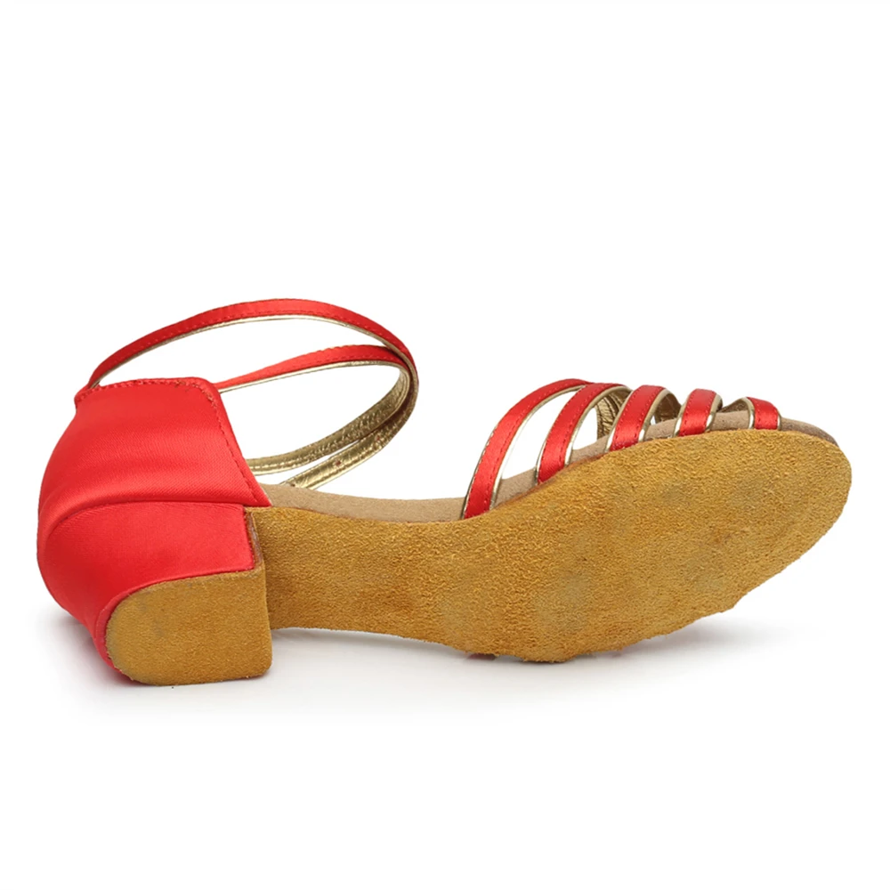 New Beauty Tie 3cm Low Heel Latin/salsa Dance Shoes For Children&ampAdult EUR Size 24-41 L1010 |