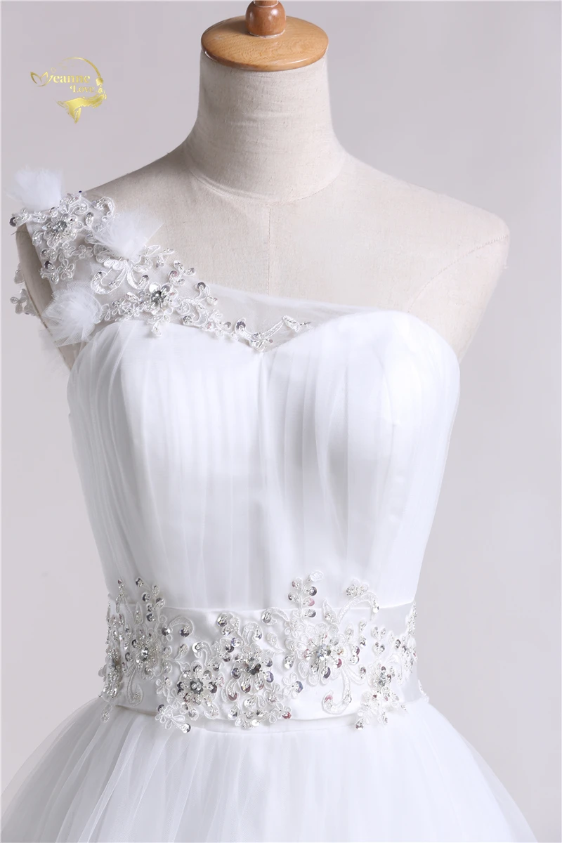 Jeanne Love,, дизайн, платье, облачное, роскошное, принцесса, длинный шлейф, Robe De Mariage, свадебные платья, линия, свадебные платья, JLOV11039