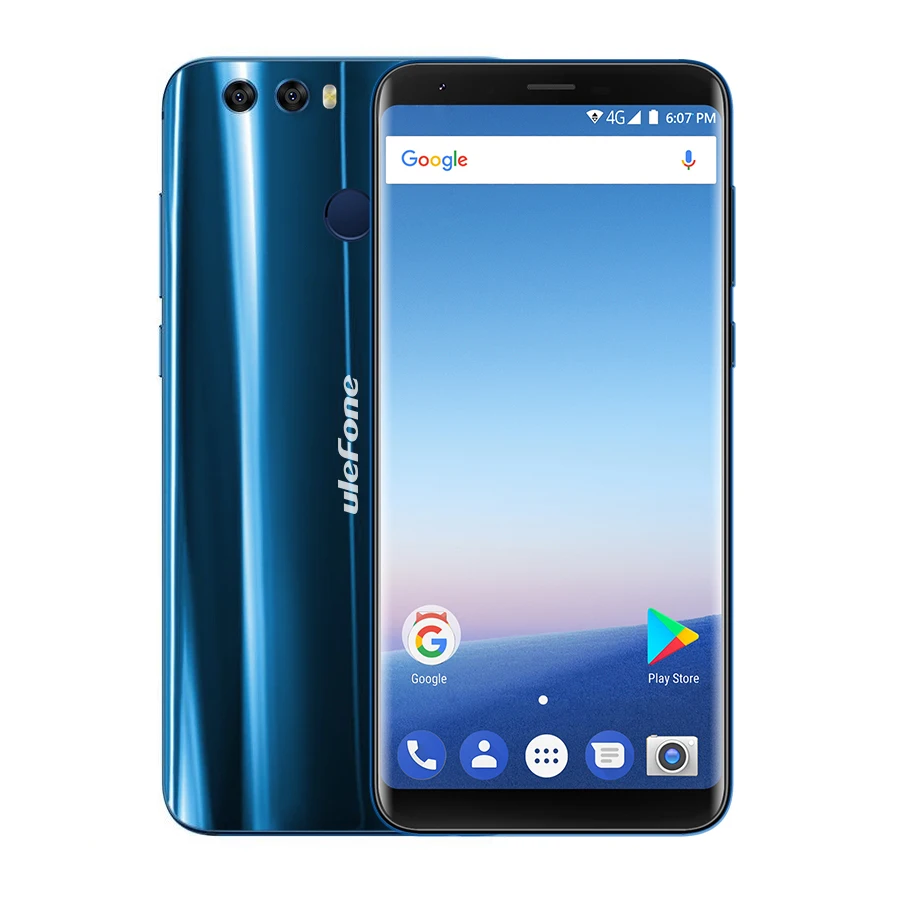 Ulefone Mix 2 5 7 дюймов HD + 13MP двойной камеры мобильного телефона MTK6737 4 ядра Android 0 ГБ 16