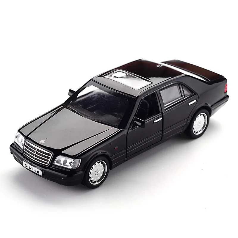 1/32 S уровень W140 Diecasts модель ретро автомобиль Matel классический Автомобильный свет
