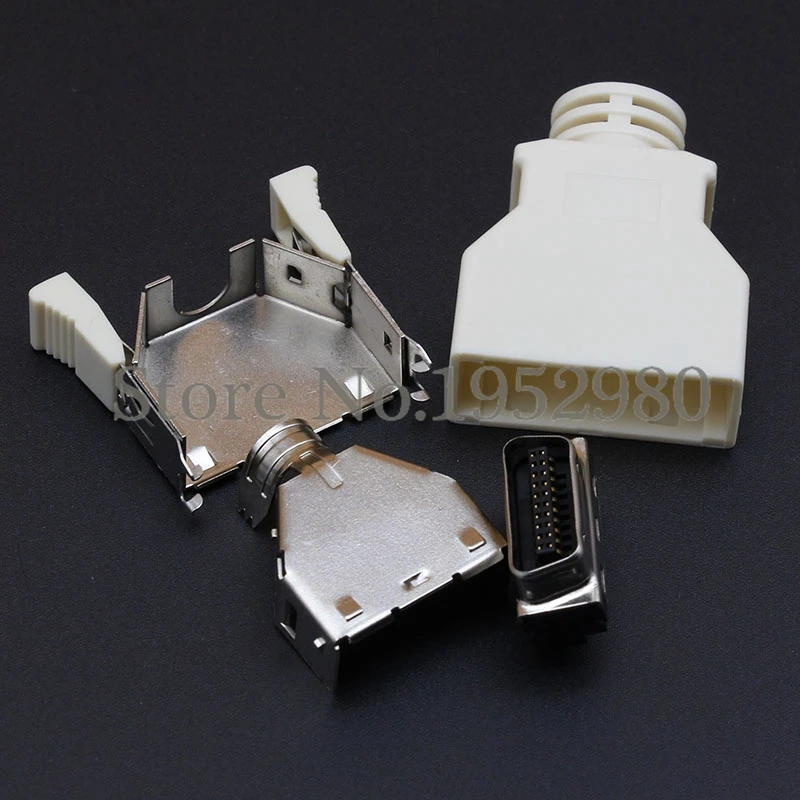 5 шт. Штекерный разъем Micro Centronics 20 штырьков с разъемом защелкой компьютерный