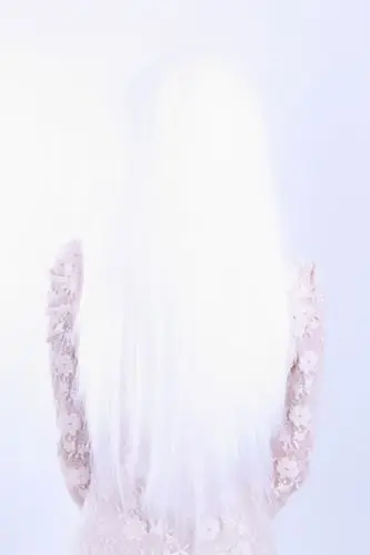 Parrucca парик Бесплатная доставка USPS к США ДЛИННЫЙ БЕЛЫЙ КОСПЛЕЙ ПОЛНЫЙ ПАРИК 150320