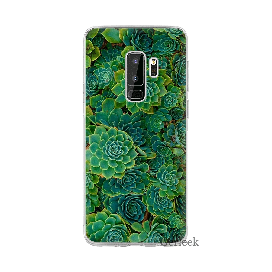 Desxz милый суккулентный чехол для Samsung Galaxy J1 J2 J3 J5 J7 J6 Prime жесткий