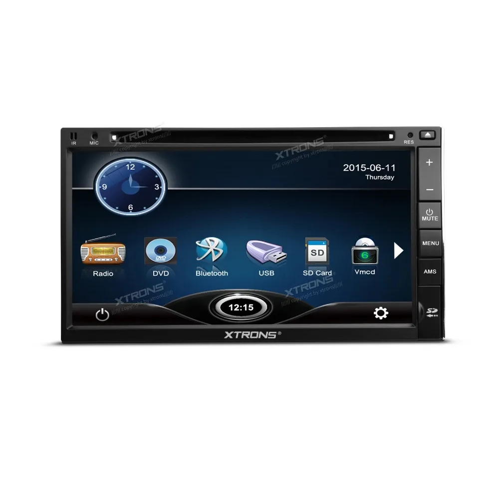 Автомобильный DVD плеер автомагнитола с 4 3 дюймовым TFT сенсорным экраном Bluetooth GPS