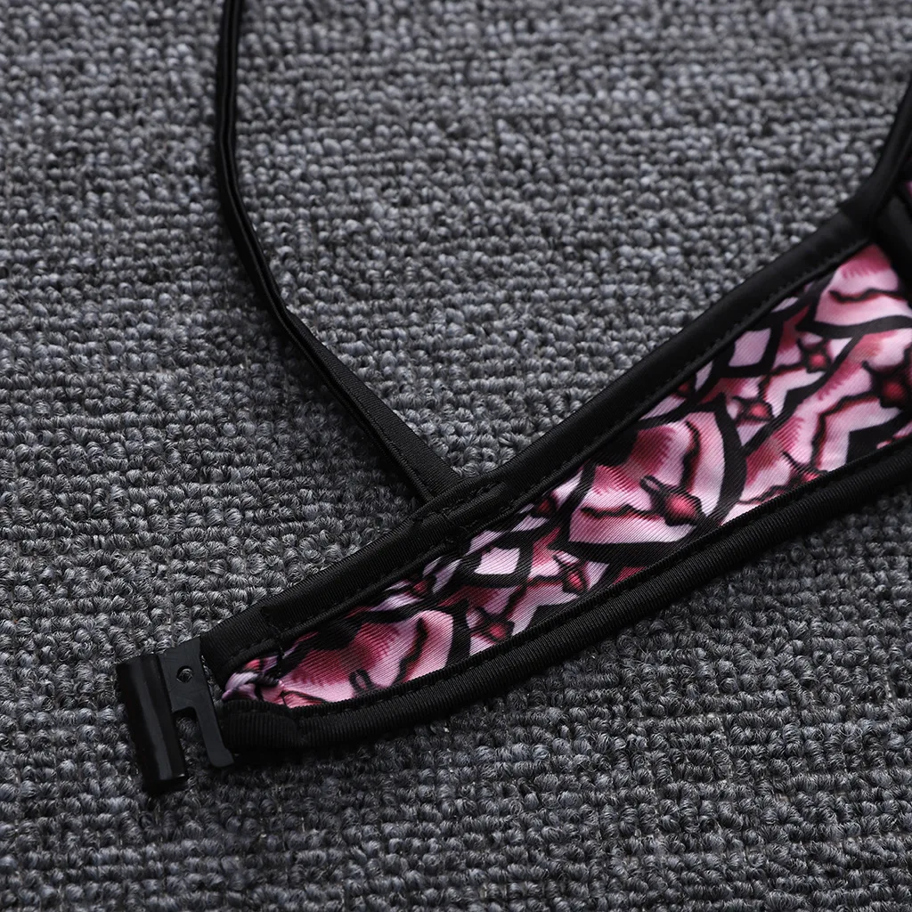 Новинка 2018 женское бикини разноцветный комплект на шнуровке женский купальник