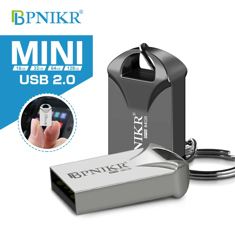 Прекрасный USB флеш-накопитель, мини-флешка USB2.0, 64 ГБ, 32 ГБ, 16 ГБ, запоминающий диск, флеш-накопитель, Подарочная цепочка для ключей, обновление с 5,9 года