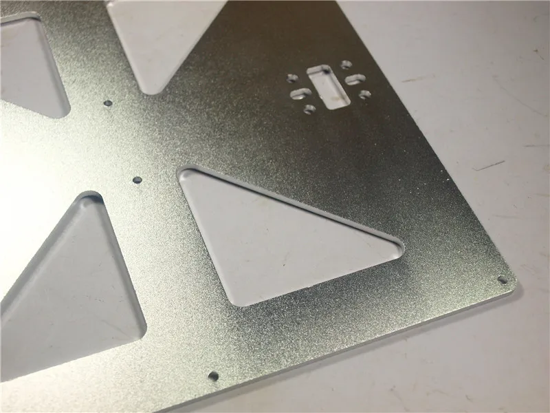 

3 mm thick aluminum alloy build bed mounting plate Universal Y Carriage Plate Upgrade, Aluminum Anodized for 3D Printer