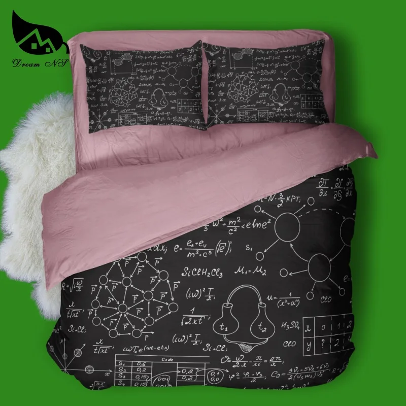 Dream NS Advanced Chemistry Formula Notes пододеяльник набор черное постельное белье Наволочка индивидуальный домашний текстиль