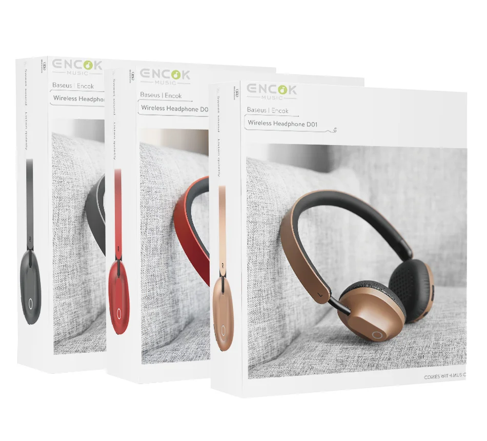 Baseus D01Bluetooth наушники с шумоподавлением, беспроводные наушники с большим проводом, гарнитура для ПК, игровые наушники Xiaomi Ecouteurs