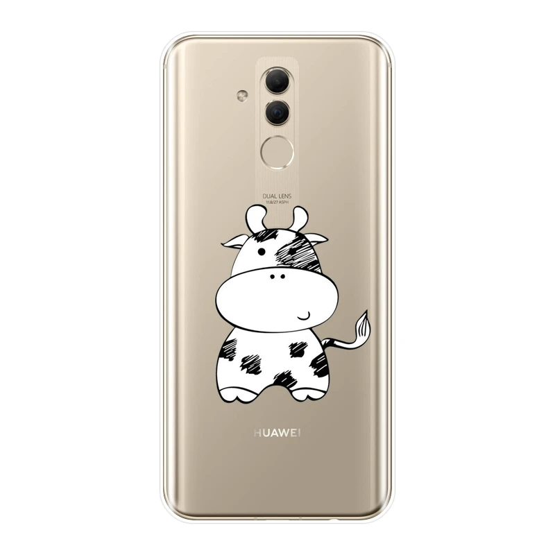 Мягкий силиконовый чехол для телефона Huawei Mate 20 10 9 Lite милый задней панели с