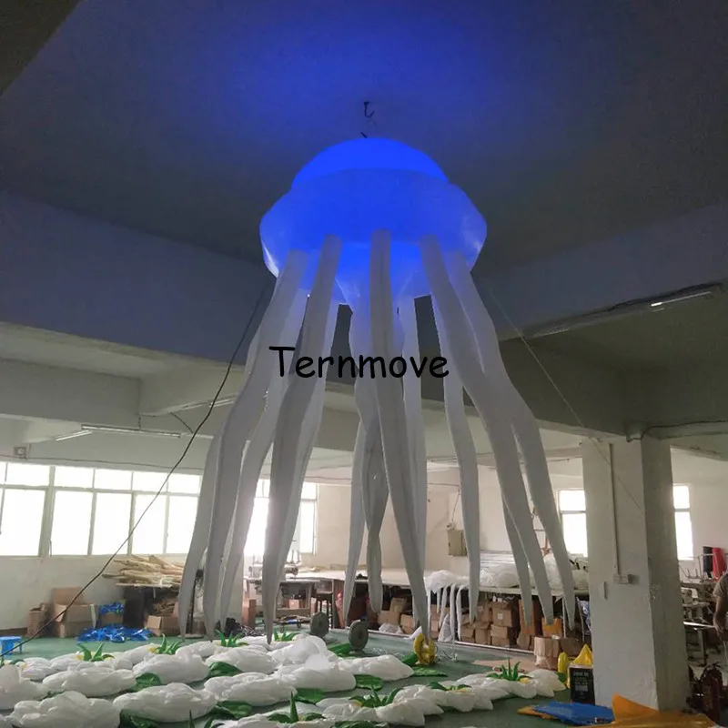 inflatable hanging decorative lighted Jellyfish led light jellyfish party wedding stage balloon | Игрушки и хобби