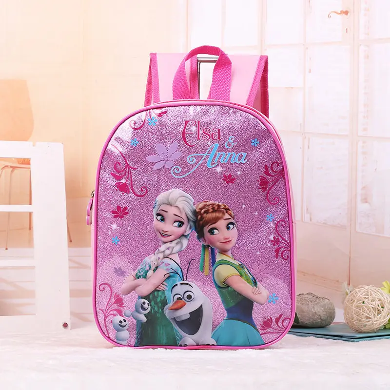 Disney Мультфильм Принцесса Детский рюкзак в детский сад сумка замороженная Эльза сумочка подарок для мальчиков и девочек Сумка для школы студентов книга для хранения - Цвет: Хаки