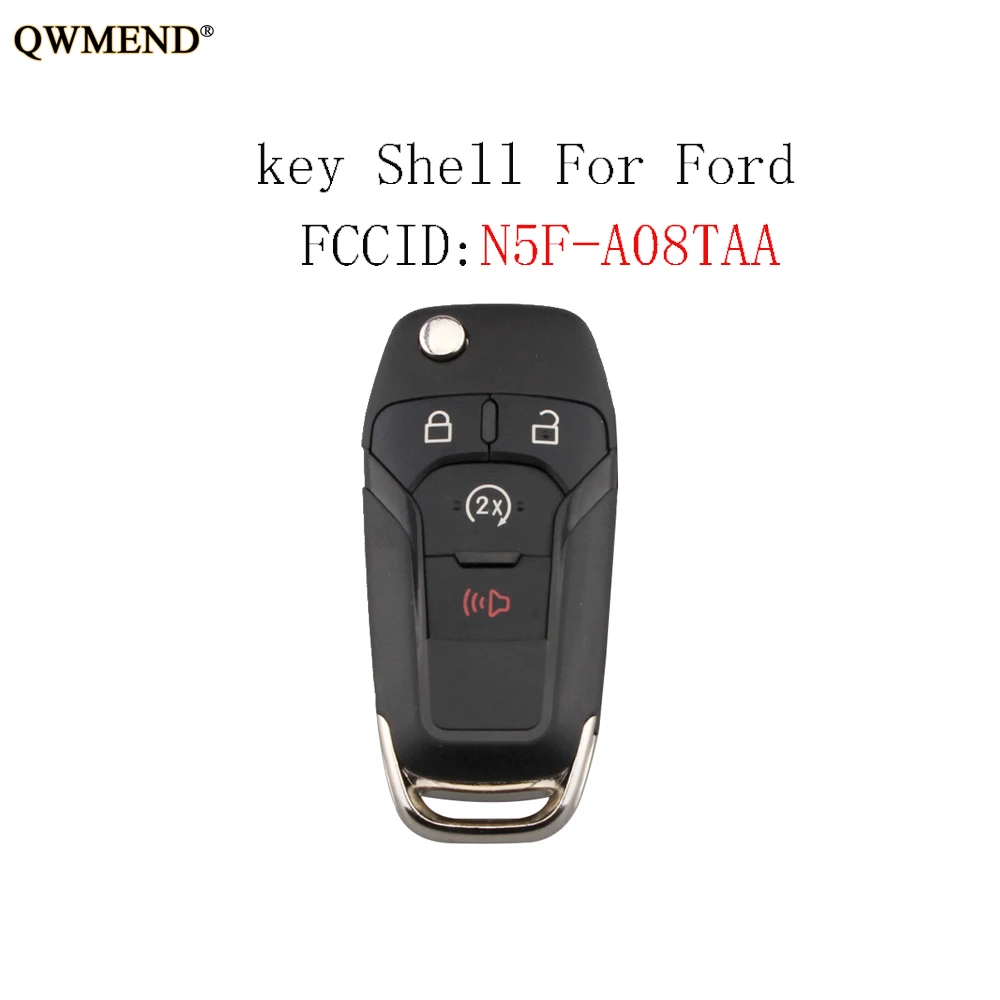 QWMEND 3 + 1 кнопочный дистанционный ключ оболочка для Ford Fusion Edge Explorer 2013 2014 2015 N5F A08TAA