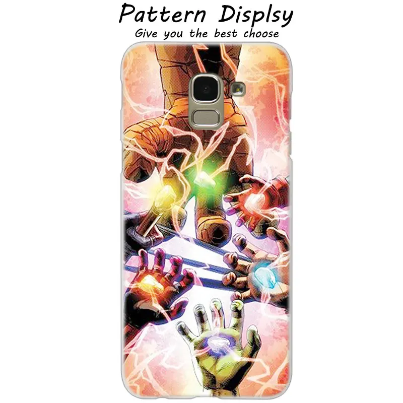 02 MLLSE Marvel Superheroes The Avengers Case Cover for Samsung Galaxy J2 J4 CORE J3 J5 J7 EU J8 J6 J4 Plus J7 Prime - Цвет: 02