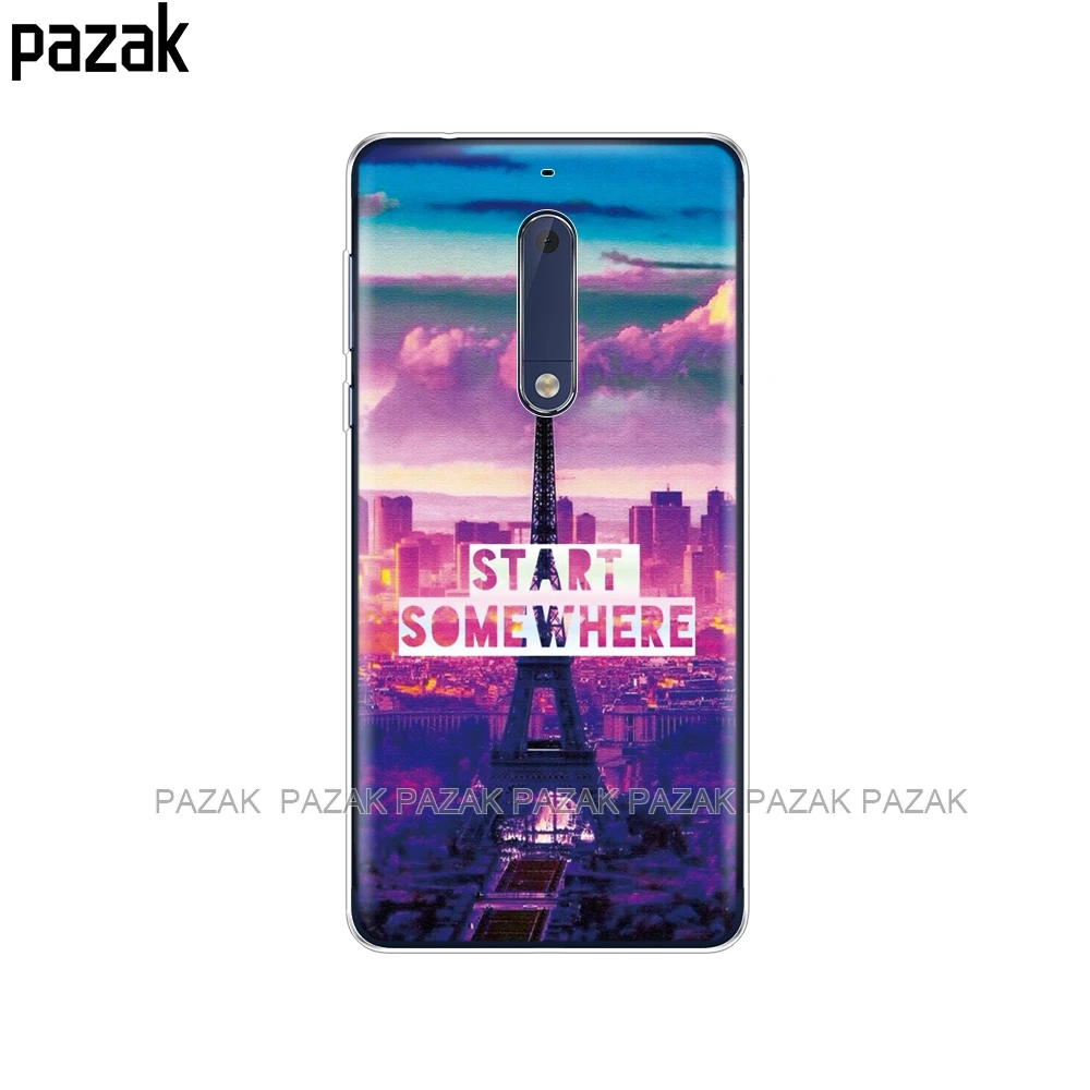 34501 Силиконовый чехол для Nokia 1 2 2,1 3 3,1 5 5,1 plus Мягкий ТПУ задняя крышка trnsparent противоударный чехол Бампер корпус pop - Цвет: 34501