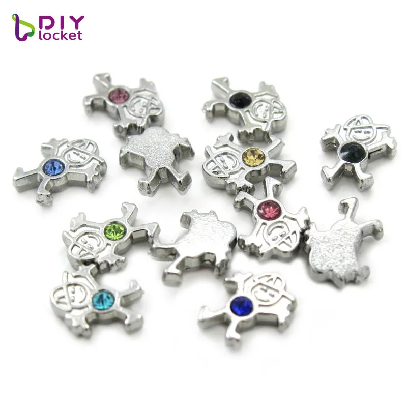 Diylocket 12 шт плавающие амулеты для мальчиков цветные камни подходят живых