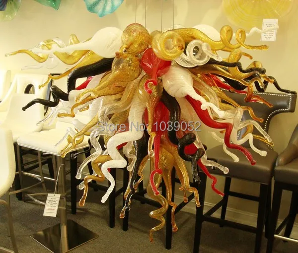 

Free Shipping 110/220v Modern Led Home Lamp Murano Glass Chandelier On Sale