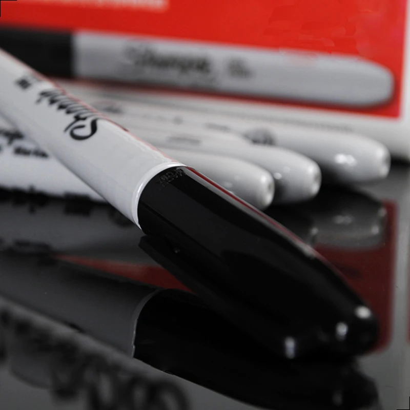 1 коробка = 12 шт шариковая ручка (обычная ручка) магические трюки маркер (черный)