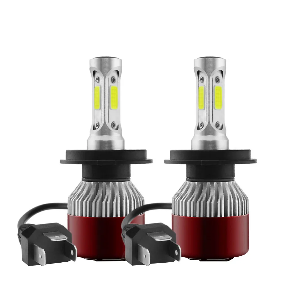 Белый Oslamp H7 H11 H1 H3 9005 9006 автомобильный блок светодиодов фары лампы H4 Hi-Lo Луч 72 Вт 8000LM 6000 K/4300 K авто фары светодиодный свет 12 В - Испускаемый цвет: Белый