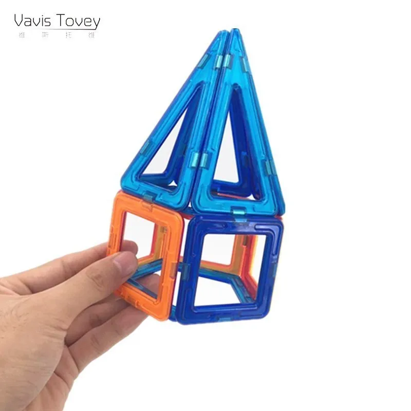 Vavis тови 12/30 шт. большая магнитная строительные блоки 3D пластиковая конструкция