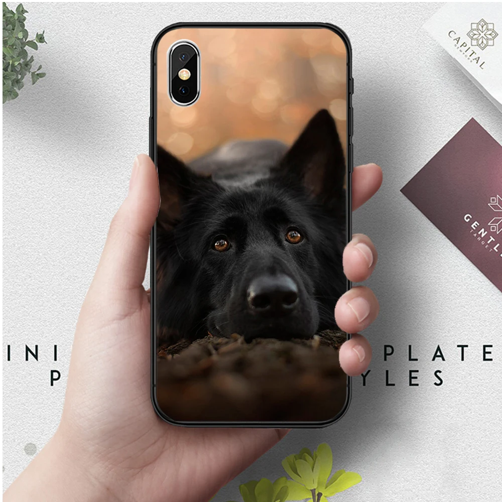 2 Высококачественный силиконовый чехол с немецкой овчаркой для iPhone 5 5S 6 6S Plus 7 8 11 Pro X XS Max XR - Цвет: 2