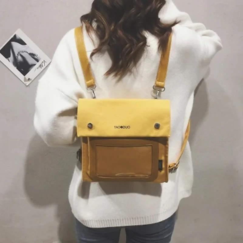 Женский рюкзак из парусины винтажный для путешествий мочила Харадзюку SY89