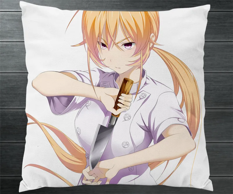 Аниме продовольственные войны!: Shokugeki no Soma Nakiri erina Cos двухсторонняя подушка чехол