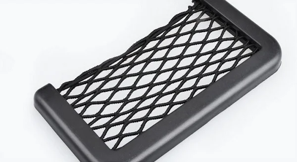 Автомобильный сетчатый мешок автомобильный Органайзер сетки 15X8 см Автомобильные карманы с клейким козырьком автомобильный порог сумка для хранения автомобиля для инструментов мобильный телефон