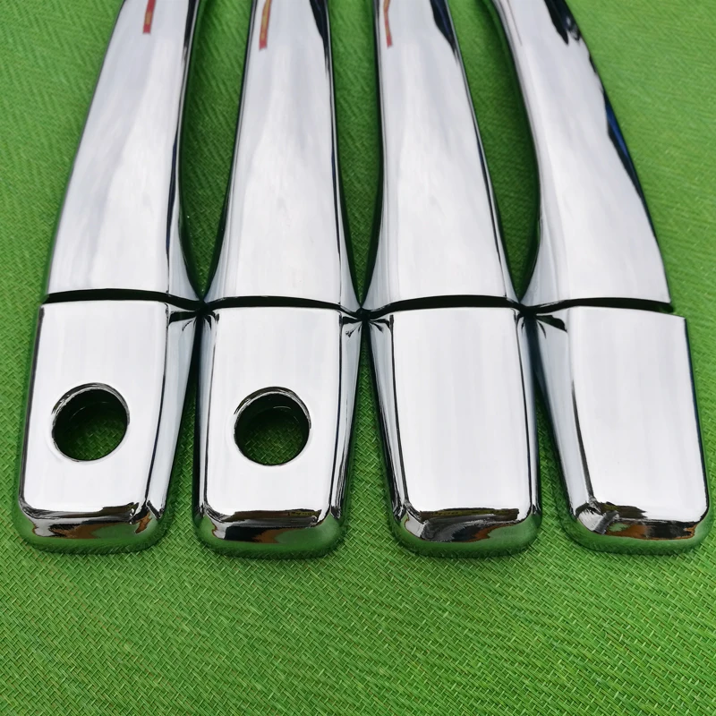 Комплект хромированной обшивки ручки двери для Mitsubishi Lancer 2001 2003 2004 2005 2006 2007 EVO 7 8 9 VII