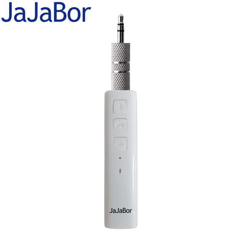 JaJaBor Беспроводной Bluetooth 4,2+ EDR Bluetooth автомобильный набор, Handsfree, A2DP 3,5 мм Aux аудио Bluetooth ресивер адаптер громкой связи