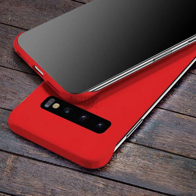 Ультра тонкие роскошные бескаркасные жесткие чехлы для samsung Galaxy S9 S10 Plus Note 9 10 S9Plus S10Plus яркие цвета задняя крышка бампер - Цвет: 1