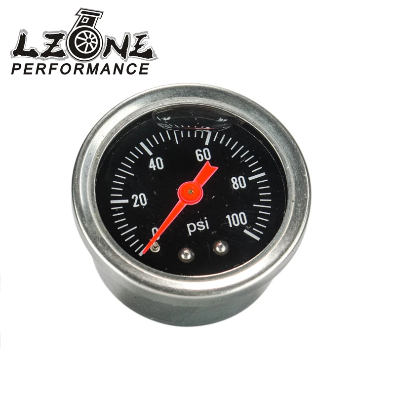 LZONE RACING-FREE ДОСТАВКА Топлива Манометр Жидкости 0-100 psi Давления Масла Датчик Черное