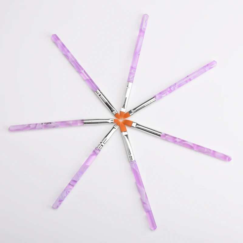 Набор кистей для дизайна ногтей 7 шт. | Красота и здоровье