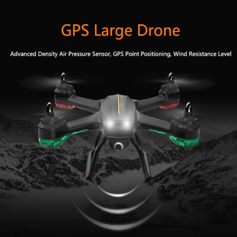 

GPS Дрон 360 ° объемный HD аэрофотосъемка Квадрокоптер вертолет умный фолловер низкая мощность возврат камера 90 ° Регулировка дронов
