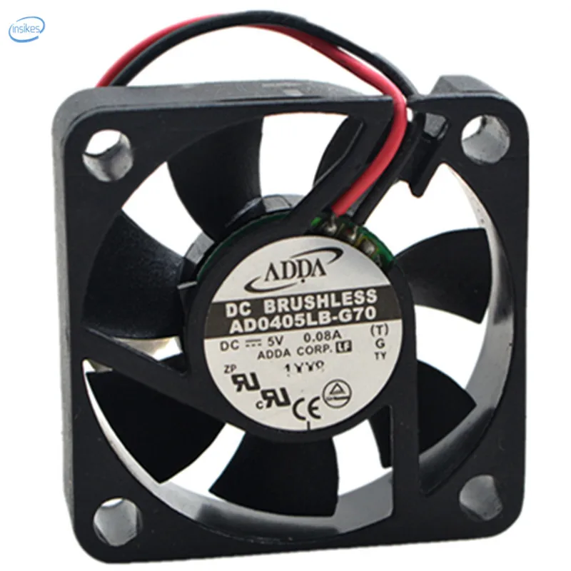 Adda AD0405HB G70 высокоскоростной Вентилятор охлаждения с двумя шариками 5 в
