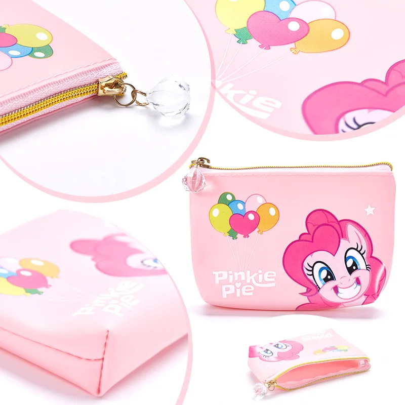 My Little Pony/Детский кошелек для монет, с Сумеречной искоркой, Пинки Пай, девочка, милый мультяшный модный Желейный кошелек для путешествий, портативный кошелек