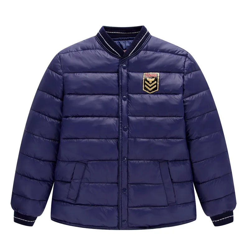 Зимнее Детское пальто Kindstraum плотное хлопковое для мальчиков и девочек с