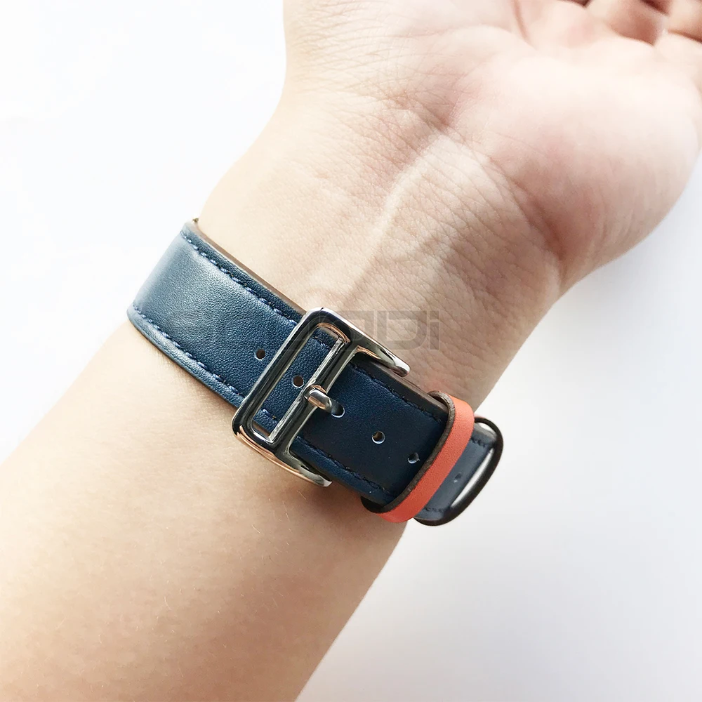 Ремешок для наручных часов из натуральной кожи, браслет для Xiaomi Huami Amazfit Bip, Молодежные часы, модные наручные часы, ремешок 20 мм