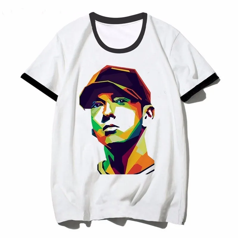 2 Eminem футболка Bad Meets Evil Rap Rock Мужская футболка Lil Peep 2pac Snoop Dogg футболка с коротким рукавом хип-хоп Футболка оверсайз футболка - Цвет: 2