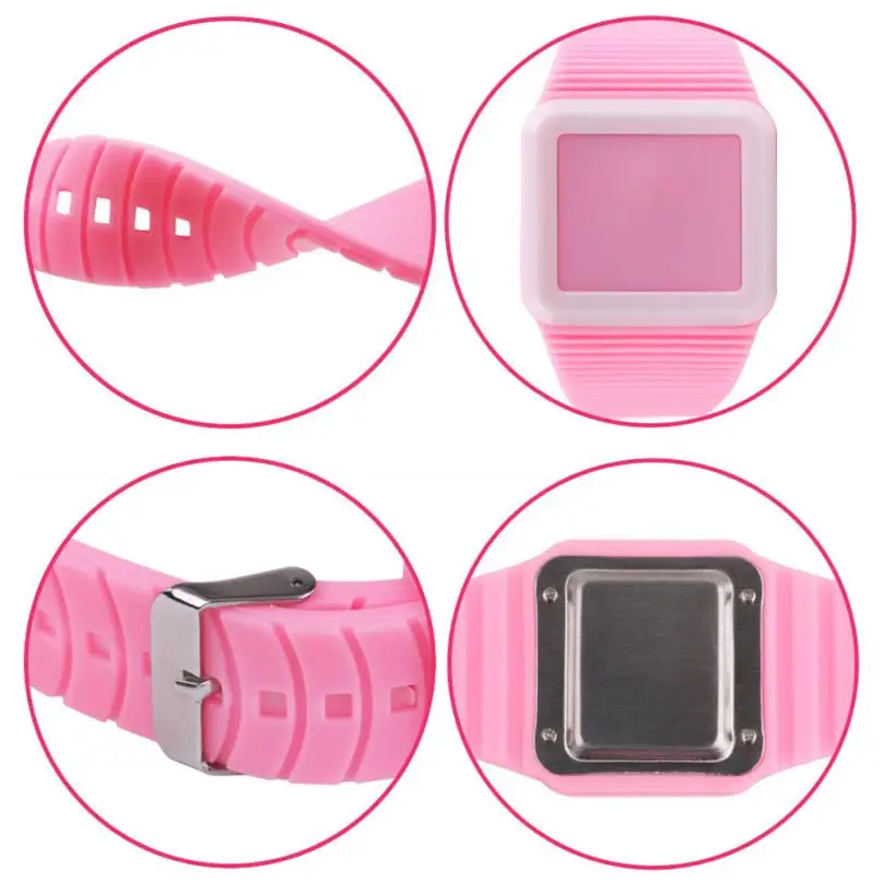 Новые детские часы на открытом воздухе силиконовые цветные спортивные Детские