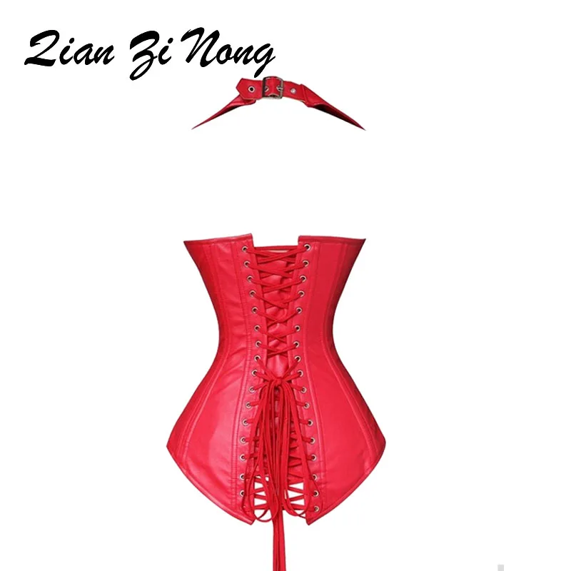 Corseentrenador Corse стимпанк сексуальные overbust armadura бюстье Ropa корсет Сексуальная кожаный