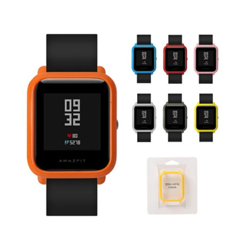 Модный чехол для часов Xiaomi Huami Amazfit Bip Bit Youth Edition аксессуары пластиковый цветной