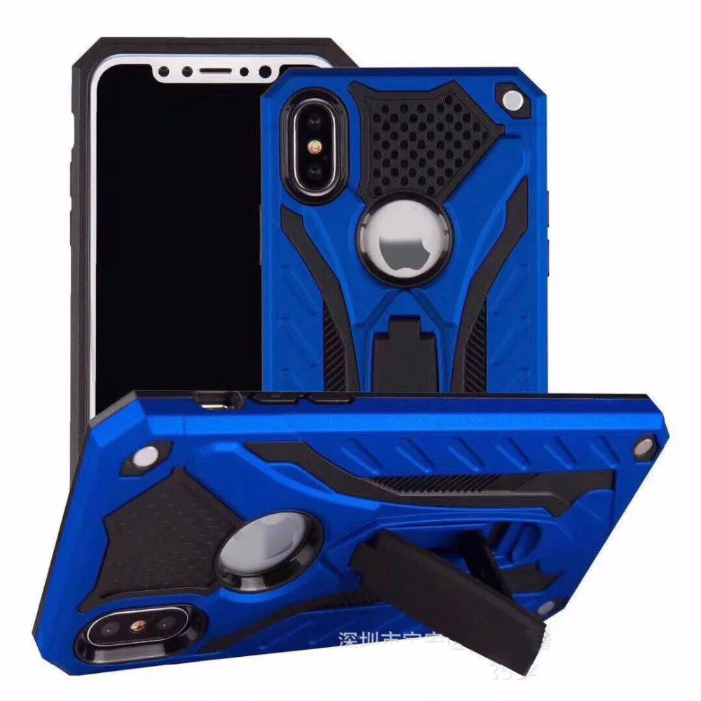 Jlcd призрак рыцаря Панцири Телефон чехол для iPhone 6 Heavy Duty 7 8 X с подставкой держатель