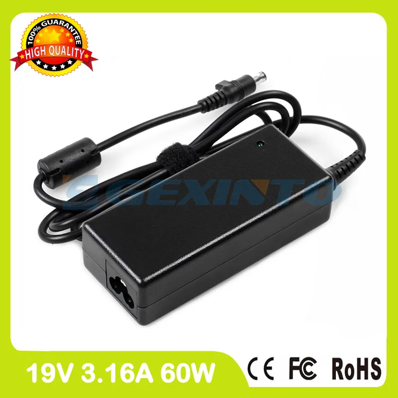 

19V 3.16A 60W laptop ac power adapter for Samsung charger R26 R403 R408 R410 R411 R418 R420 R423 R425 R427 R428 R429 R430 R431