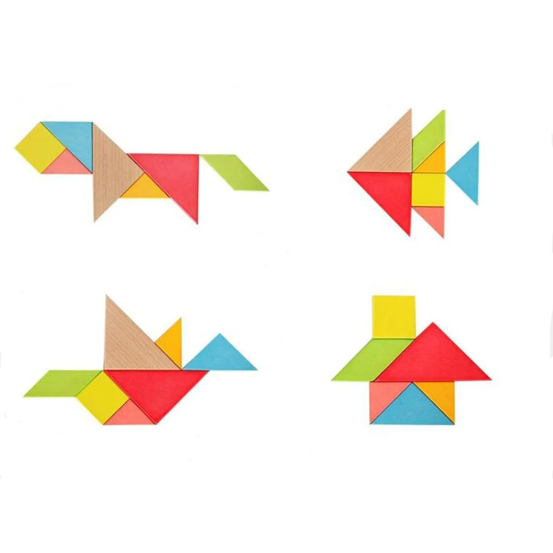 Treeby дерево diy головоломки образовательные деревянные игрушки развивающие