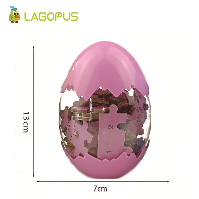 lagopus Wooden Puzzle Animal Dinosaur Eggs Jigsaw Educational Toys for Children Preschool Kids Toy Random Color | Игрушки и хобби
