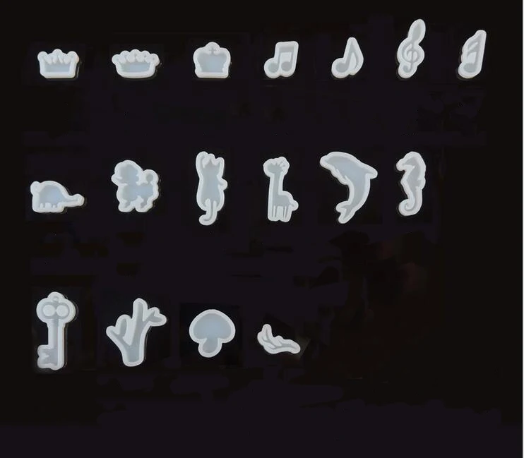 Прозрачная силиконовая форма сделай сам кулон в виде животного ожерелье