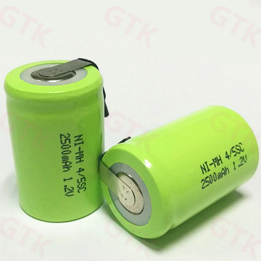 GTK 10 шт. NIMH 4/5 SC 1 2 V 2500mAh Высокая скорость Аккумуляторная батарея diy Аккумулятор для