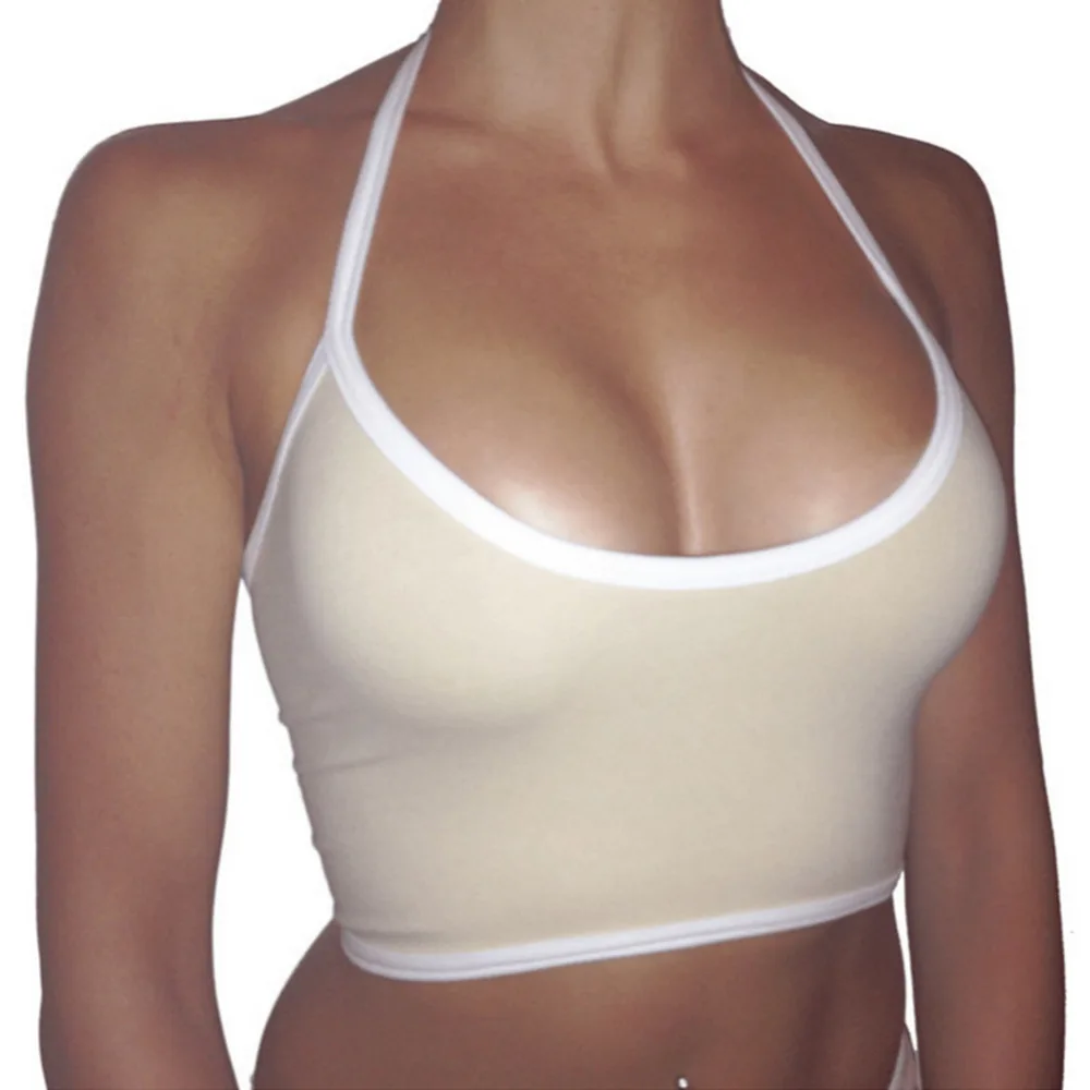 Лето 2017 г. пикантные Для женщин Топики женские укороченные одежда Бюстгальтер Crop