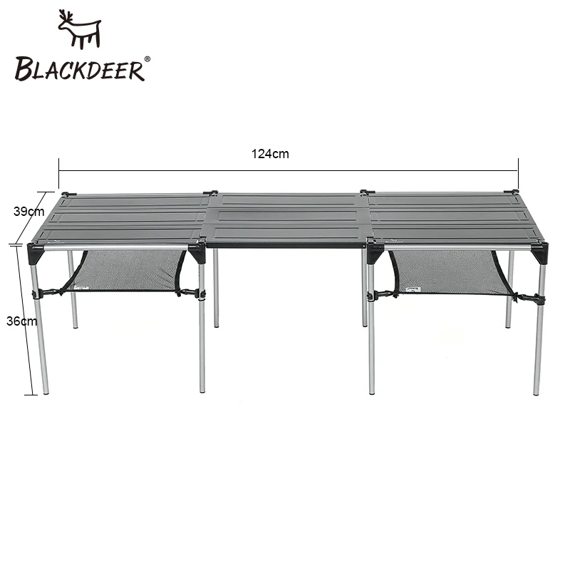 BLACKDEER портативный складной стол Кемпинг Туризм стол путешествия на открытом воздухе Пикник алюминиевый сплав складной Ультра-светильник
